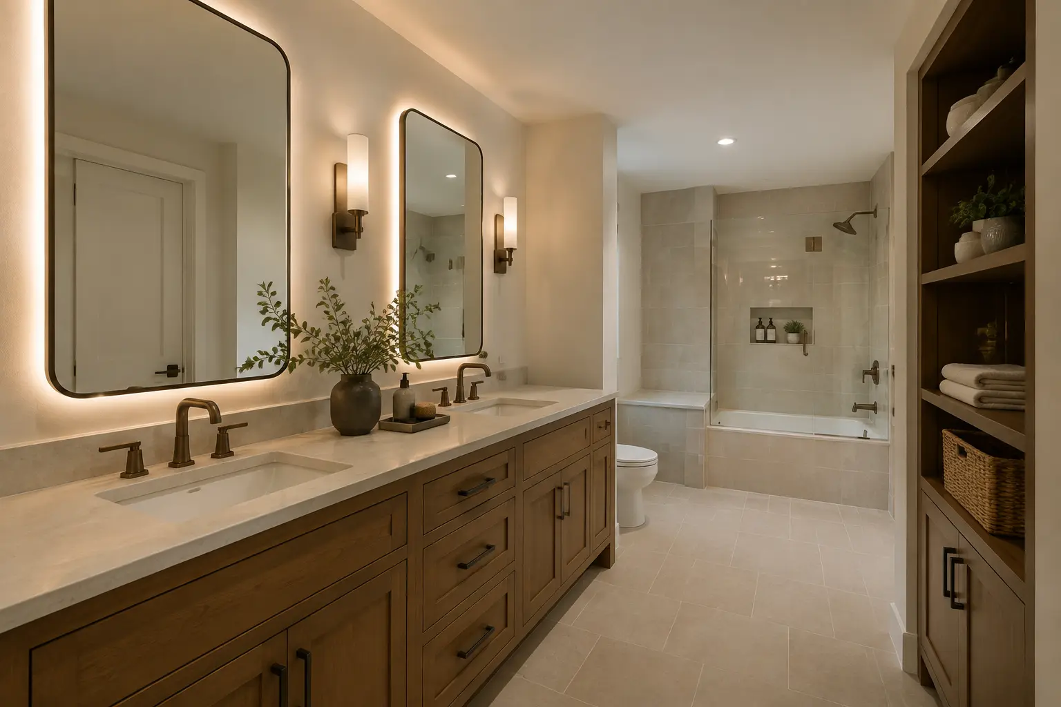 A practical family bathroom