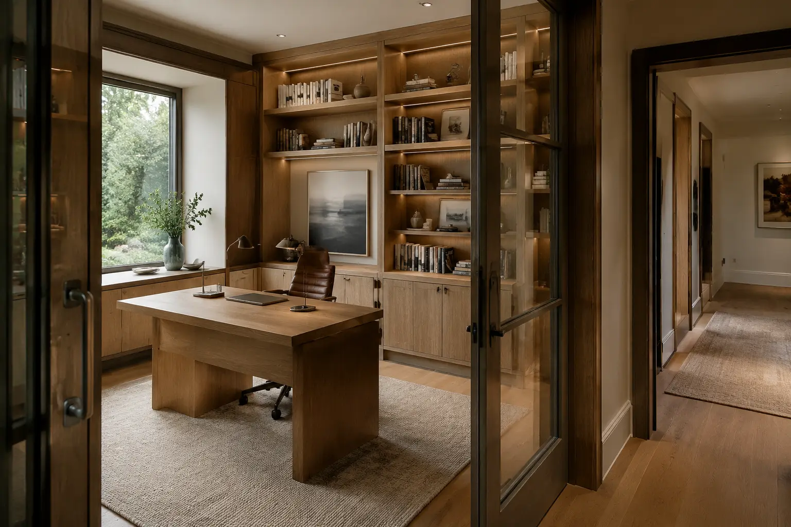 A workspace within the home