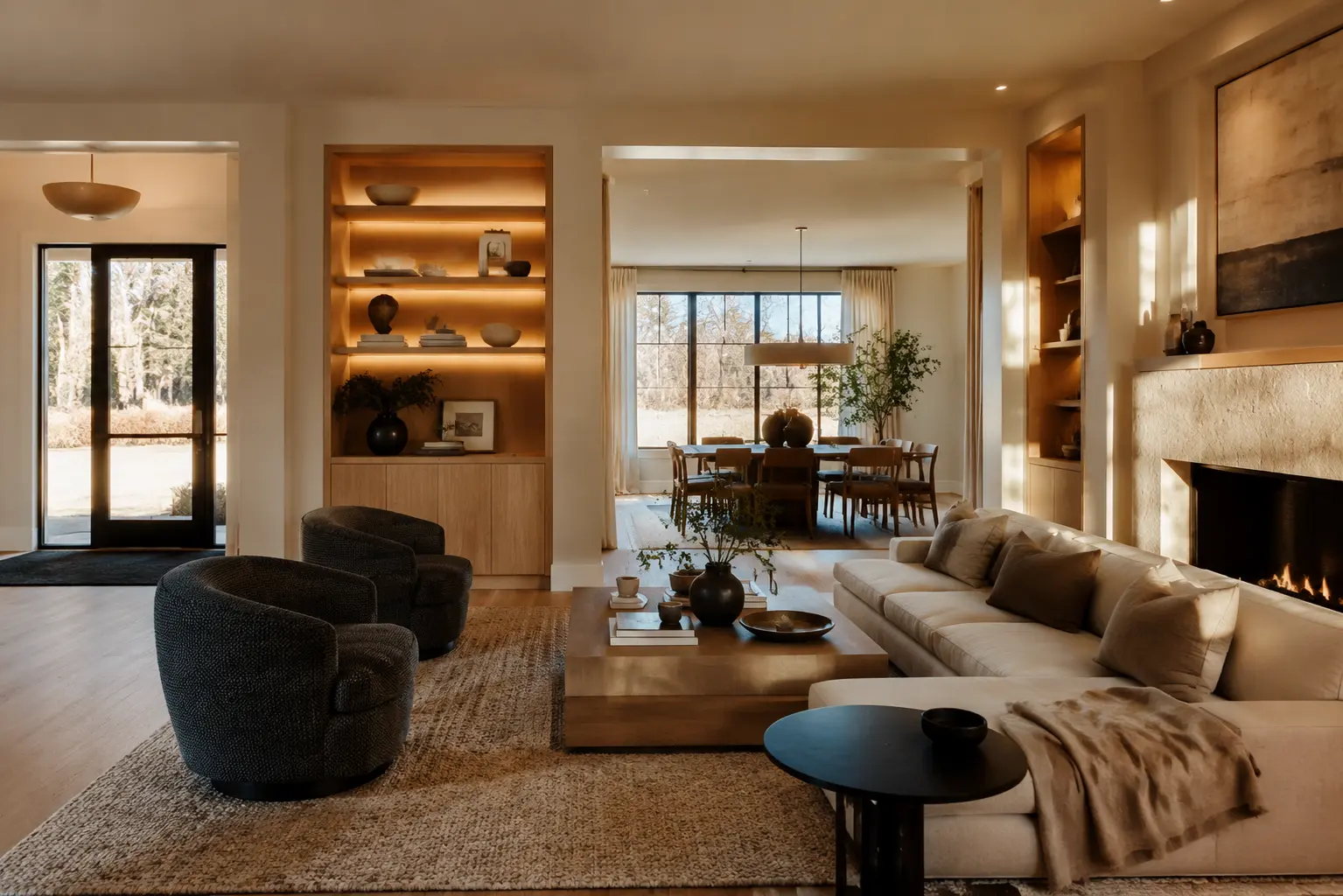 Living room and long views